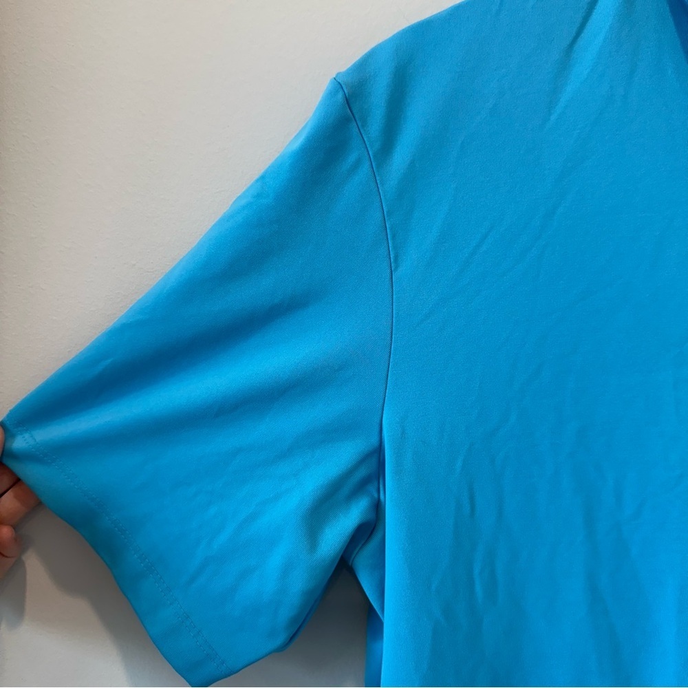 Greyson Golf Polo Short Sleeve Shirt River Club Atlanta Blue Mens Size Medium - Picture 7 of 13